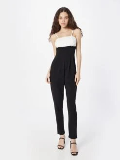 Wal G Lange Jumpsuits Jumpsuit JANYA Dames Zwart -Wal G b70e9d031e1eafad69e0b37479538248