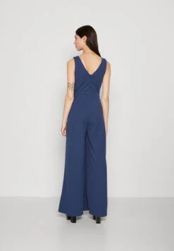 Wal G Sabrina Wide Leg - Jumpsuit - Denim Blue -Wal G b73eb635960747feb48c982b50cca7b7
