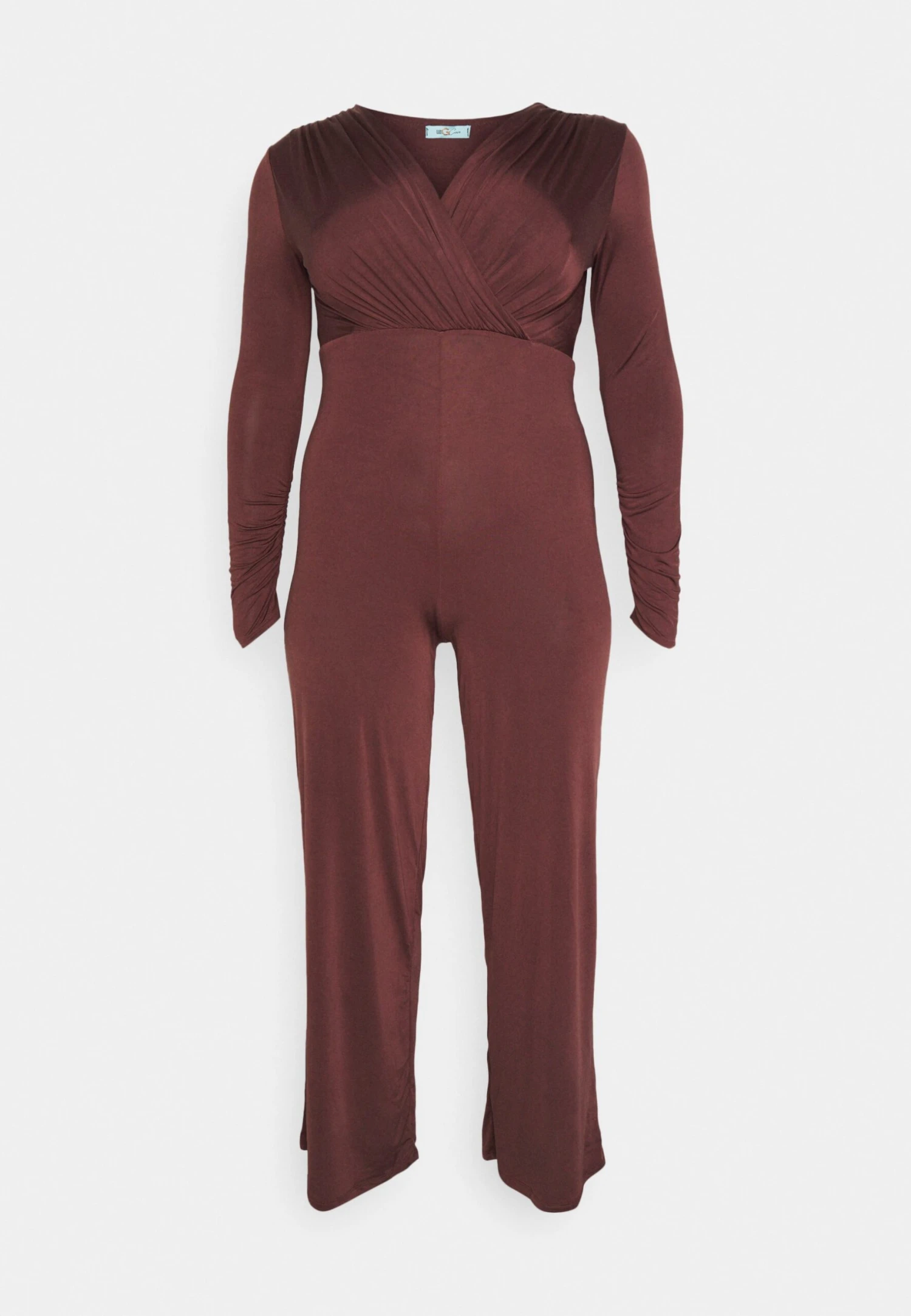 Curve Cece- Jumpsuit - Chocolate Brown 7 Curve Cece- Jumpsuit - Chocolate Brown - Afbeelding 5