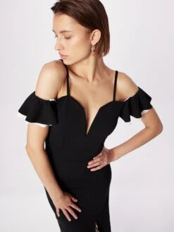 Wal G Midi Jurken Jurk SIMAH Dames Zwart -Wal G b87be39c0dd772e1a427afd7a8d855b9