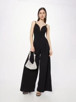 Wal G Lange Jumpsuits Jumpsuit HAVANA Dames Zwart -Wal G b9a0b084f4158eb5360935099f43d4b9
