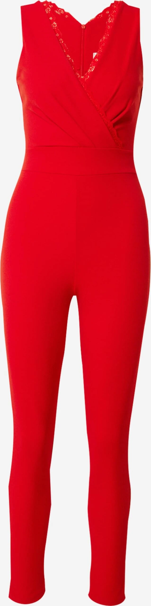 Wal G Lange Jumpsuits Jumpsuit GENIE Dames Rood 3 Wal G Lange Jumpsuits Jumpsuit GENIE Dames Rood