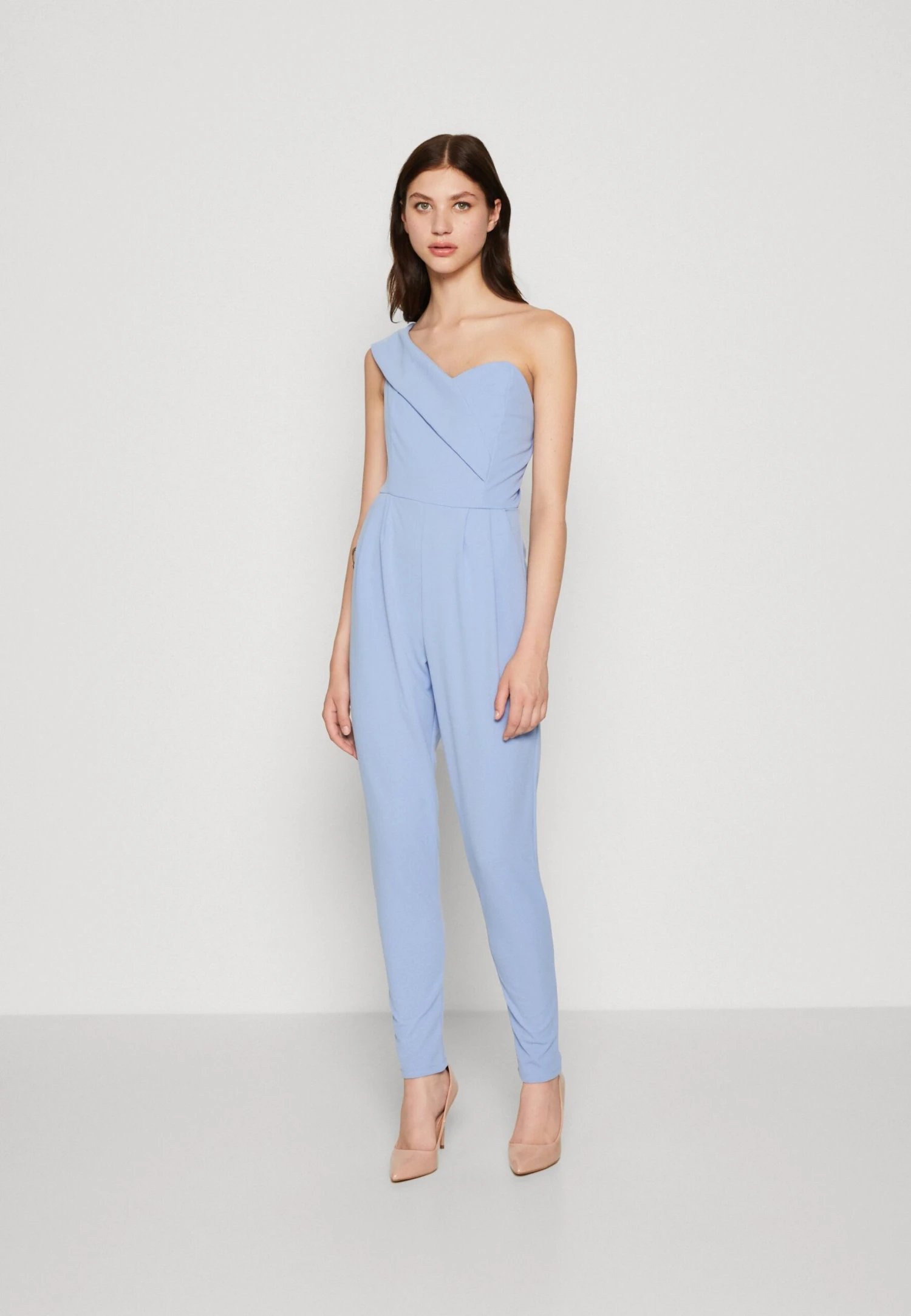 Wal G Halli Ruffe - Jumpsuit - Powder Blue 3 Wal G Halli Ruffe - Jumpsuit - Powder Blue