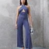 Wal G Party Jojo Halter - Jumpsuit - Denim Blue 1 Wal G Party Jojo Halter - Jumpsuit - Denim Blue -Wal G bfce26da14cb48de812e979ee24c26be