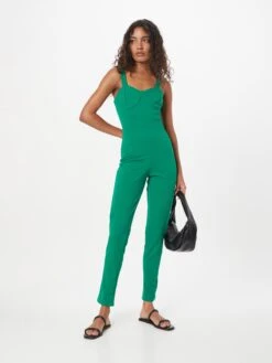 Wal G Lange Jumpsuits Jumpsuit ERIN Dames Groen -Wal G bffbbc9f33ce4ba519e5a8144ef9c59c