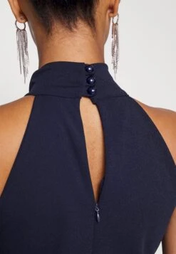 Halter Neck Maxi Dress - Cocktailjurk - Navy Blue 11 Halter Neck Maxi Dress - Cocktailjurk - Navy Blue -Wal G c0b925a38a8a4f4485938c529cc6247a