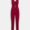 Buckle Plunge - Jumpsuit - Wine 1 Buckle Plunge - Jumpsuit - Wine -Wal G c17b4d660a874cf9821d6079211b3364