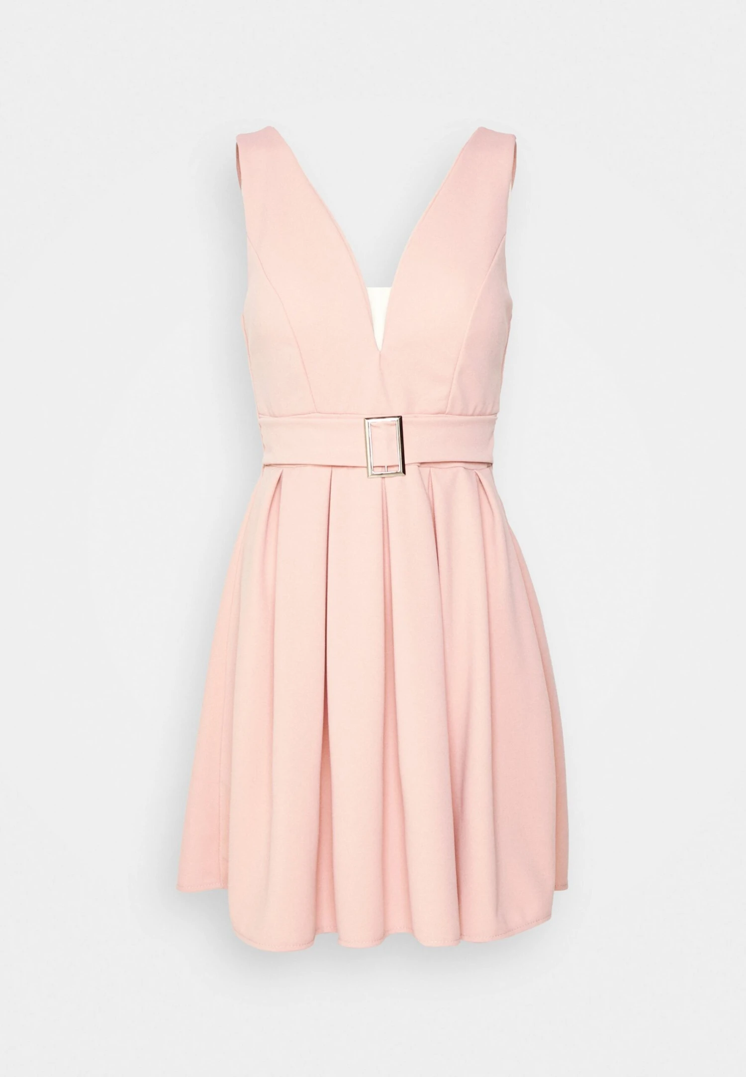 Debbie Buckle Skater Dress - Cocktailjurk - Blush Pink 6 Debbie Buckle Skater Dress - Cocktailjurk - Blush Pink - Afbeelding 4