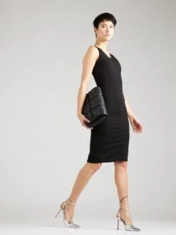 Wal G Kokerjurken Kokerjurk JOEL Dames Zwart -Wal G c2667fbdf7fea26b8e4f2d85fe2ba5f3