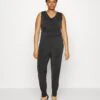 Brady V Neck- Jumpsuit - Black 2 Brady V Neck- Jumpsuit - Black -Wal G c42baea95074445cb49157119eb917d8
