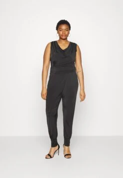 Brady V Neck- Jumpsuit - Black