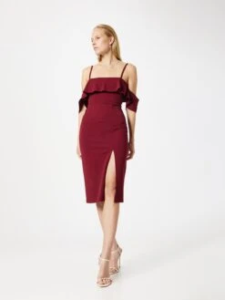 Wal G Mini Jurken Jurk ZIMMI Dames Wijnrood -Wal G c4f0584b787ad14fc94fc31373f4c316