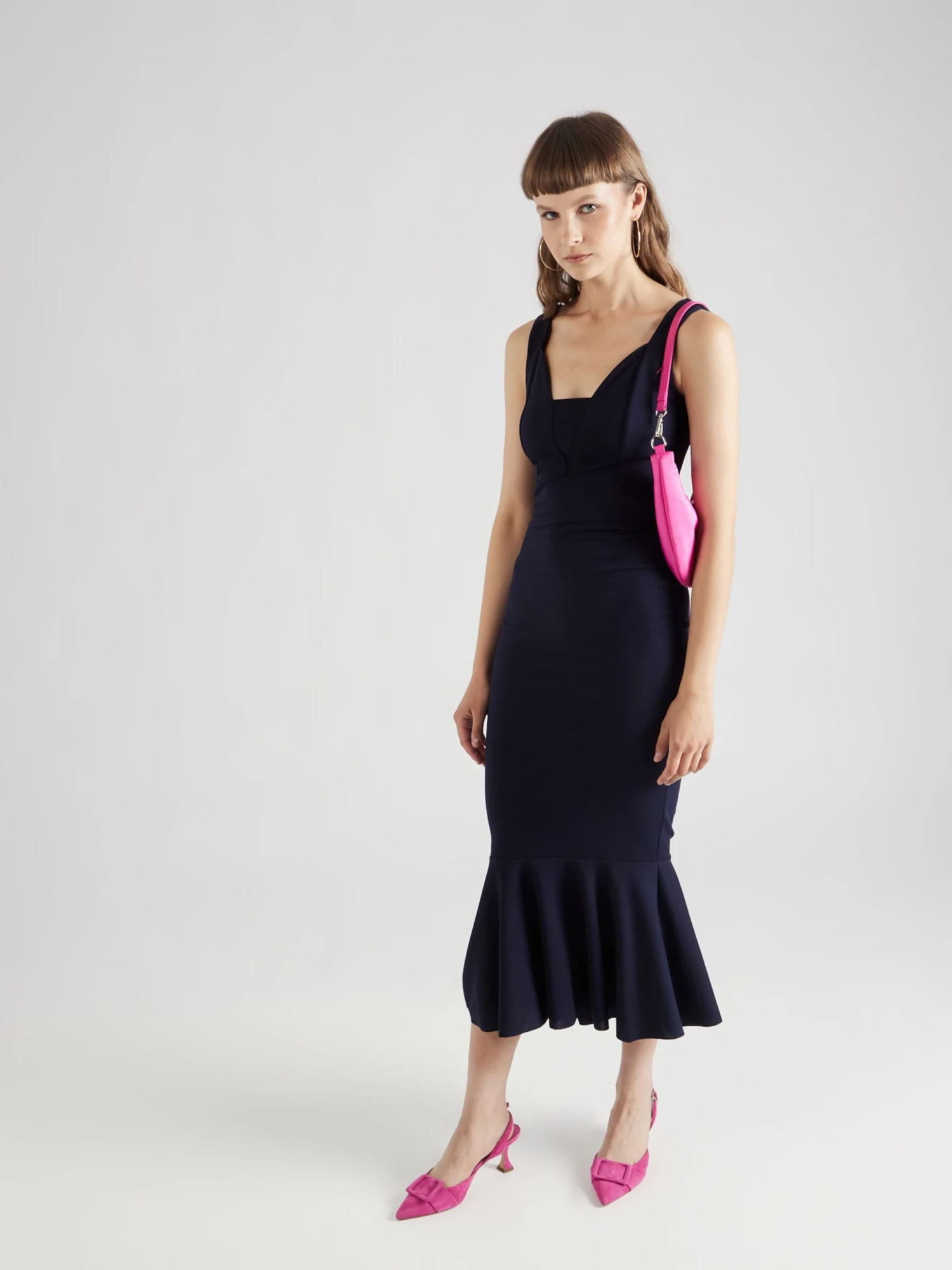 Wal G Maxi Jurken Jurk Dames Navy 7 Wal G Maxi Jurken Jurk Dames Navy - Afbeelding 5