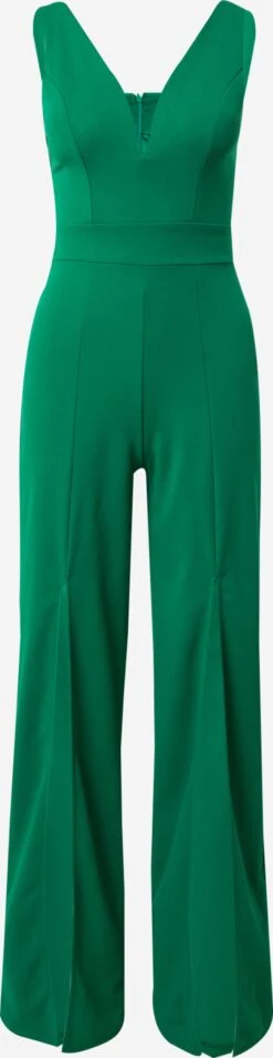 Wal G Lange Jumpsuits Jumpsuit STEVEN Dames Grasgroen