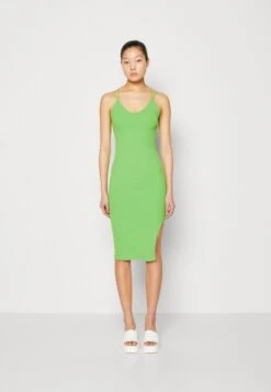 Wal G Cruise Collection Libby Strappy Midi Dress - Jerseyjurk - Leaf Green