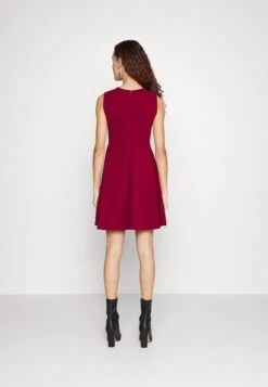 Wal G Accessorie Neck Skater Dress - Cocktailjurk - Wine -Wal G cdc59b55210d407b8a2bcbff9ade809c