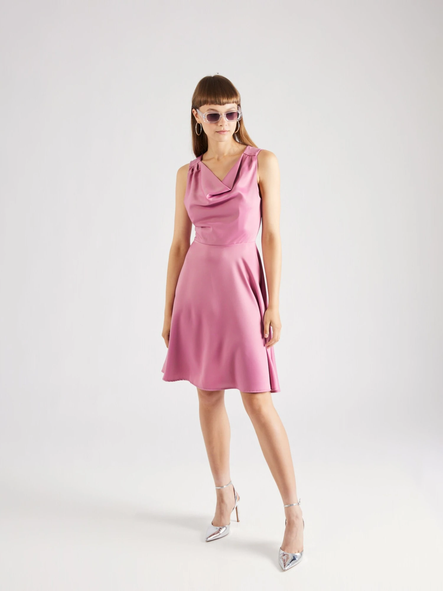 Wal G Cocktailjurken Cocktailjurk LOGAN Dames Pink 7 Wal G Cocktailjurken Cocktailjurk LOGAN Dames Pink - Afbeelding 5