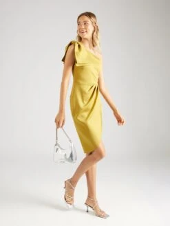 Wal G Cocktailjurken Cocktailjurk TAMMY Dames Geel -Wal G d3ecbd4a98477c502db55b151c6a1b94