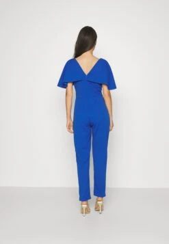 Liyavi Cape Sleeve - Jumpsuit - Electric Blue -Wal G d3f385e8393b47c9b7aa930817a2160d
