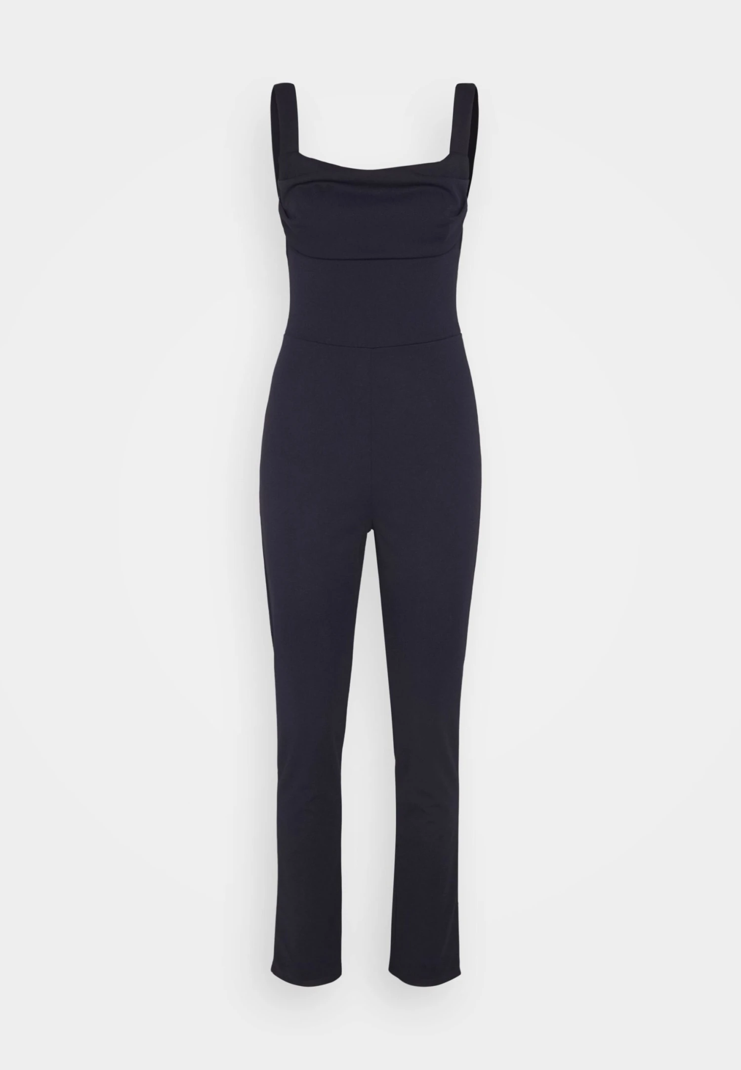 Wal G Serena Pleated - Jumpsuit - Navy Blue 6 Wal G Serena Pleated - Jumpsuit - Navy Blue - Afbeelding 5