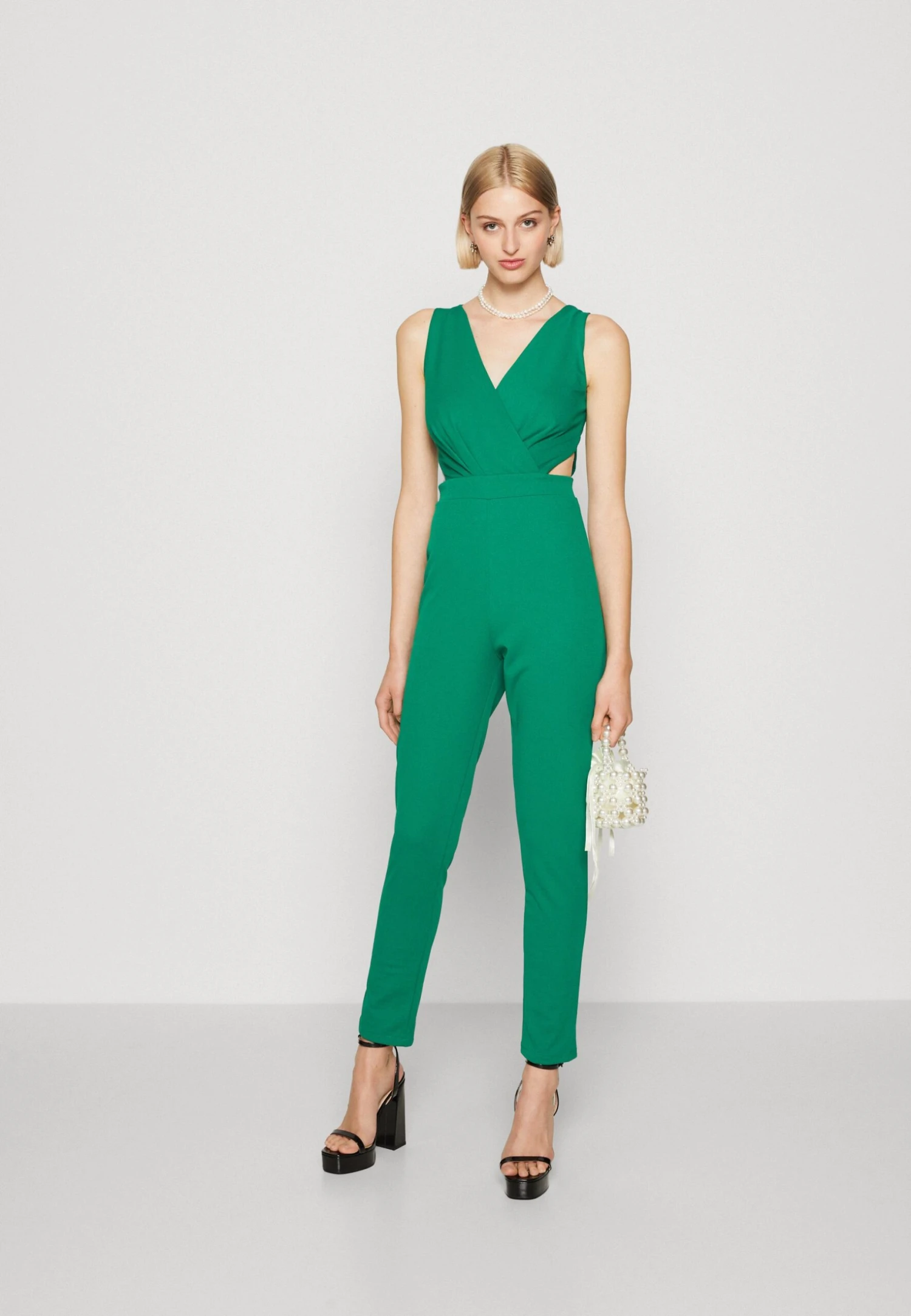 Wal G Marty Cut Out - Jumpsuit - Leaf Green 4 Wal G Marty Cut Out - Jumpsuit - Leaf Green - Afbeelding 2