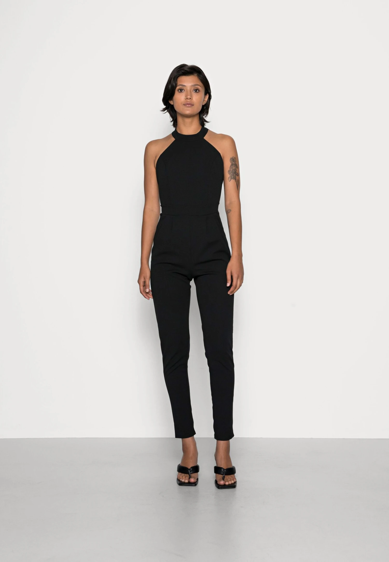 Wal G Chenise Halter Neck- Jumpsuit - Black 3 Wal G Chenise Halter Neck- Jumpsuit - Black