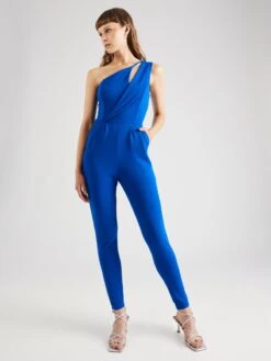 Wal G Lange Jumpsuits Jumpsuit MICA Dames Blauw -Wal G e5b04a53a5677a191a2aeed041933053