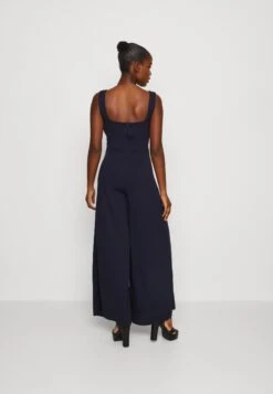 Wal G Rian Wide Leg Pleat - Jumpsuit - Navy Blue 10 Wal G Rian Wide Leg Pleat - Jumpsuit - Navy Blue -Wal G e6b7181af64845c98d32b09f20b3f4b3