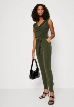 Wal G Ronny Slough Neck - Jumpsuit - Olive Green 11 Wal G Ronny Slough Neck - Jumpsuit - Olive Green -Wal G e77318a06349473f900fce2bc7259059