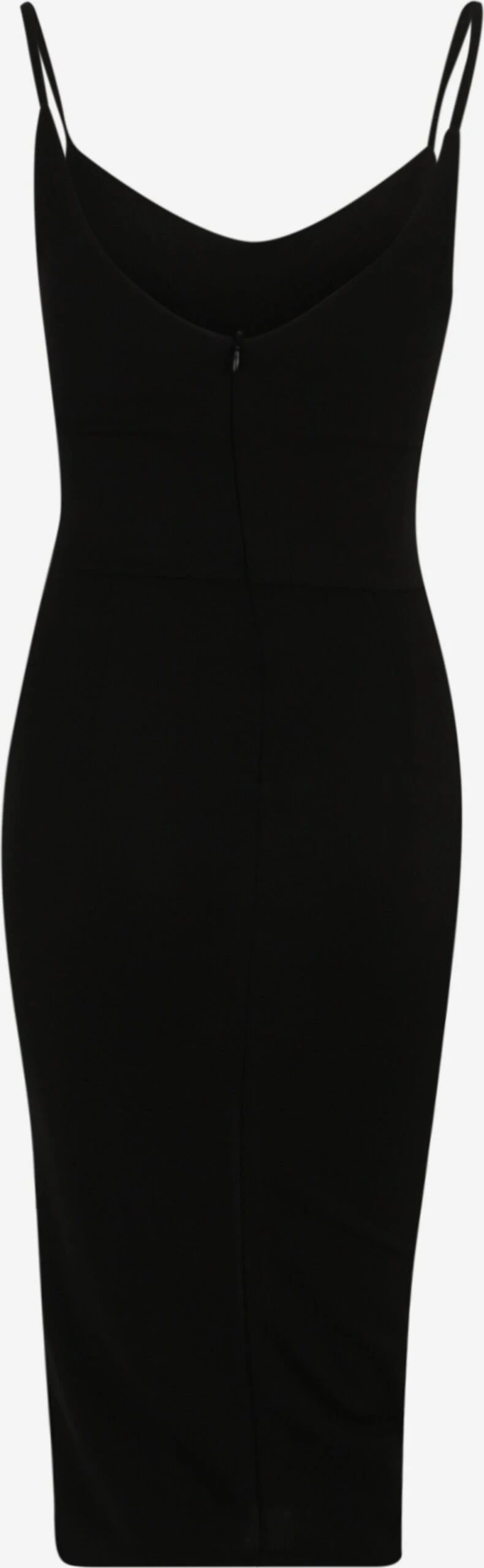 Wal G Midi Jurken Jurk TIZA Dames Zwart 4 Wal G Midi Jurken Jurk TIZA Dames Zwart - Afbeelding 2