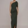 Wal G ROBINA BOW ONE SHOULDER MAXI - Cocktailjurk - Forest Green 2 Wal G ROBINA BOW ONE SHOULDER MAXI - Cocktailjurk - Forest Green -Wal G e9e3ca0e034f4e9fb5dc6b83c6b17b89