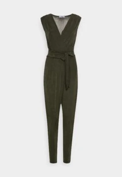 Wal G Wonda V Neck - Jumpsuit - Olive Green