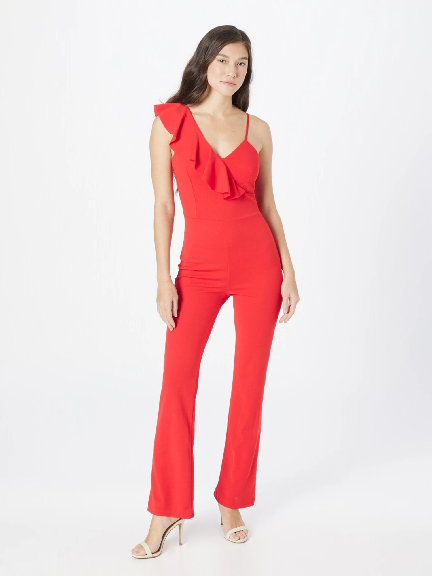 Wal G Lange Jumpsuits Jumpsuit LAYLA Dames Lichtrood 5 Wal G Lange Jumpsuits Jumpsuit LAYLA Dames Lichtrood - Afbeelding 3