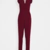 Frill Sleeve - Jumpsuit - Wine 2 Frill Sleeve - Jumpsuit - Wine -Wal G f1a22952122b48a985e009416cfb2c99