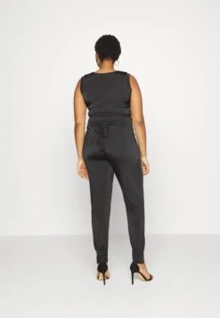 Brady V Neck- Jumpsuit - Black 10 Brady V Neck- Jumpsuit - Black -Wal G f2229635a8354db682bdff50ab89fb52
