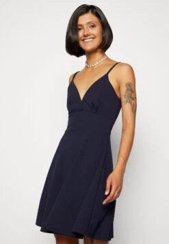 Wal G Jina Skater Dress - Jerseyjurk - Navy Blue 11 Wal G Jina Skater Dress - Jerseyjurk - Navy Blue -Wal G f67b19a165664ba3a8d8899b9df32b98