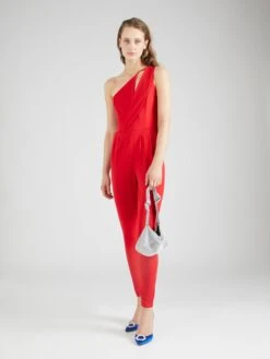 Wal G Lange Jumpsuits Jumpsuit MICA Dames Rood -Wal G f7ba86c63ec02f8ac095413d4950b8c9