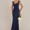 Wal G AMI MAXI DRESS - Galajurk - Navy Blue 1 Wal G AMI MAXI DRESS - Galajurk - Navy Blue -Wal G fb1be4e611214224a1a0b65f22ee892e