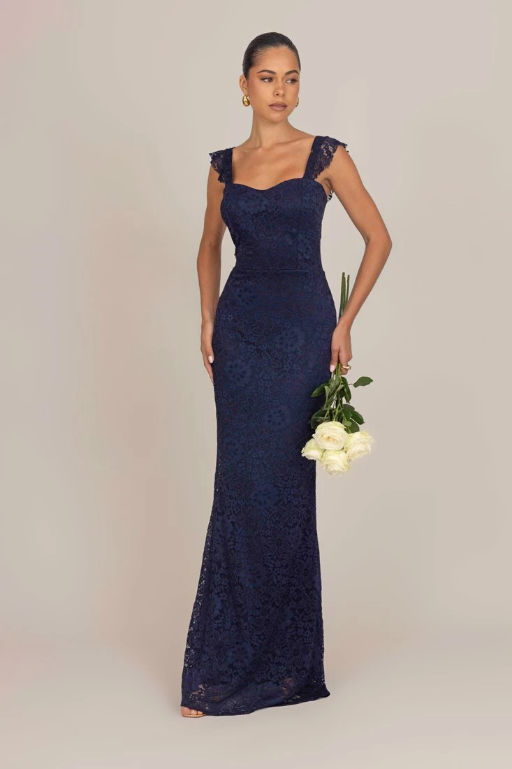 Wal G AMI MAXI DRESS - Galajurk - Navy Blue 3 Wal G AMI MAXI DRESS - Galajurk - Navy Blue